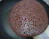 Foto langkah ke 3 dari resep Pancake Pastel Cokelat (ide bekal anak).