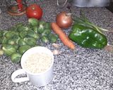 Foto del paso 1 de la receta: Arroz yamaní con repollitos de Bruselas