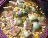 Foto del paso 2 de la receta: Guiso de alcachofas con chorizo, jamón y bacon