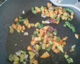 A picture of step 3 of Egg fried rice.