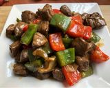 Foto langkah ke 4 dari resep Sapi Lada Hitam rasa Steak.
