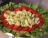 Une image de l'étape 11 de Salade de fenouil aux tomates,concombre et scarole (sauce aux câpres).