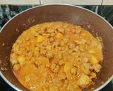 A picture of step 9 of Posto soya aloo curry.