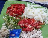 Foto langkah ke 1 dari resep Spaghetti Ayam Pedas.