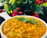 A picture of step 7 of Turai with Moong Daal.