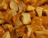 A picture of step 2 of Malaysia curry noodles (Laksa).