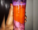 A picture of step 2 of Mango smoothie.