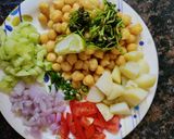 ছোলা চাট(Chola chaat recipe in Bengali) রেসিপি ধাপ - 1 ছবি