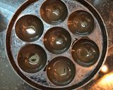 A picture of step 5 of Ragi Paniyarams.