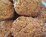 Foto del paso 4 de la receta: Galletas de avena con banana y frambuezas