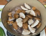 A picture of step 3 of Chicken Soup with Pickled Chili Peppers and Winter Melon.