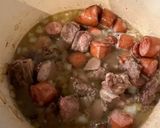 A picture of step 4 of Simple French Country Cassoulet(Lamb Stew with Beans andSausage).