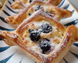 Gambar langkah 4 resipi 💙 Blueberry & Prune Puff.