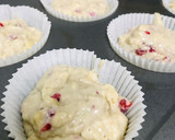 A picture of step 4 of Raspberry Banana Muffins.