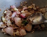 A picture of step 2 of Eggplant curry.