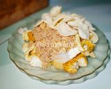 Foto langkah ke 5 dari resep Lontong Sambal Kacang Kecap.