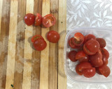 Foto del paso 1 de la receta: Espaguetis de calabacín con salmón y gambas