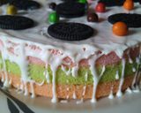 Foto langkah ke 5 dari resep Bolu rainbow cake 3 warna.