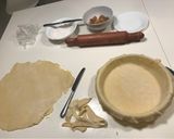 A picture of step 10 of Binging with Babish Apple Pie.