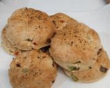 A picture of step 5 of Savoury scones. Airfyer.