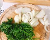 Hình bước làm 1 của món Bò xào cần tây