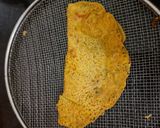 A picture of step 5 of Protein Rich Besan chilla with Paneer stuffing.