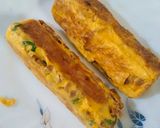 Foto langkah ke 5 dari resep Telur Dadar Gulung Crabstick ~ Bekal Anak TK 🍱.
