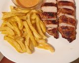 A picture of step 5 of Orange flavoured skillet grilled chicken breast.