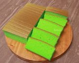 Foto langkah ke 9 dari resep Ogura Pandan Cake.