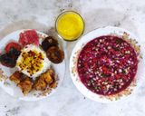 عکس مرحله 3 از دستور جوجه کباب😋خورشت ماست😋سالاد