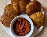 A picture of step 5 of Bajara methi puri.