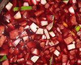 A picture of step 3 of Fruity zobo.