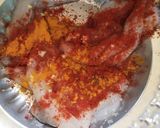 A picture of step 3 of Bombil fry.