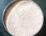 A picture of step 1 of Bhakhari (flat bread).