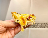 Foto del paso 17 de la receta: Pizza rústica de jamón serrano, patatas y calabacín