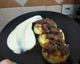 Foto del paso 3 de la receta Solomillo de Vaca a Daditos con Salsa de Queso y Parmentier
