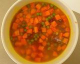 Foto del paso 2 de la receta Arroz con verduras y jamón al microondas🥕🥘