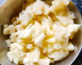 A picture of step 4 of Apple Custard Salad.