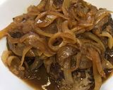 A picture of step 7 of Hamburger steak.