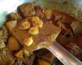 A picture of step 4 of "Kathal aloo sabji with Shrimp" (Jackfruit) #Cookpad.
