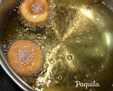 Foto del paso 8 de la receta: Rollos fritos de naranja 🍊 con hilo de chocolate negro
