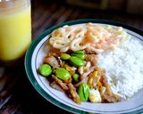 Foto langkah ke 5 dari resep Orak Arik Telur Ayam Petai.