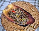 Foto langkah ke 6 dari resep Tumis Jantung Pisang Teri.