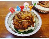 รูปขั้นตอนการทำที่ 5 ของ เค้กข้าวเหนียวหมูทอด,,,🎂🍚🐷🍚🎂