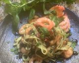 Une image de l'étape 9 de 🌿Crevettes 🍤🦐sautées sur lit de tagliatelles 🍃🌱.