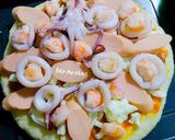 Hình bước làm 3 của món Bánh Pizza Nhà Làm