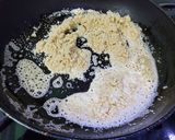 A picture of step 1 of Pineapple Sheera or Halwa.