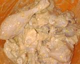 A picture of step 1 of Chicken pakora😋.