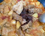 A picture of step 6 of Beef Massaman Curry.