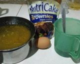 Foto langkah ke 1 dari resep Brownies Coklat (Premiks NutriCake).